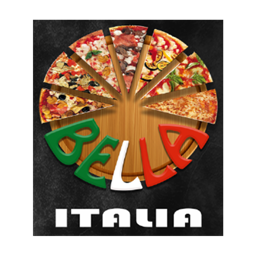 Pizzeria Bella Italia logo.